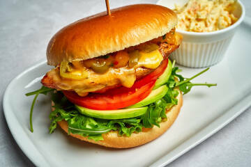 Cuban Chicken Burger