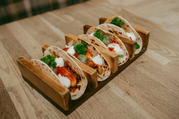 Fajitas chicken tacos