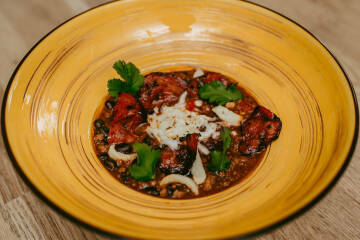 Black bean soup 