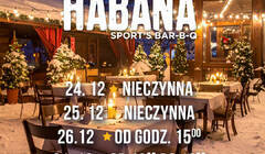 ŚWIĄTECZNE GODZINY OTWARCIA HABANY