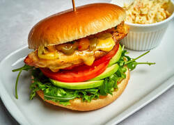 Cuban Chicken Burger